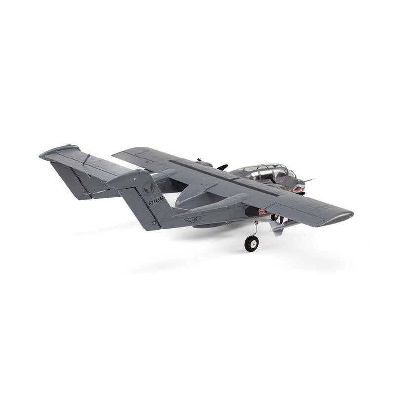 E-Flite Micro OV-10 Bronco 645mm BNF Bind-N-Fly Basic RC Airplane with AS3X and SAFE Select