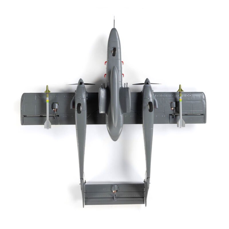 E-Flite Micro OV-10 Bronco 645mm BNF Bind-N-Fly Basic RC Airplane with AS3X and SAFE Select