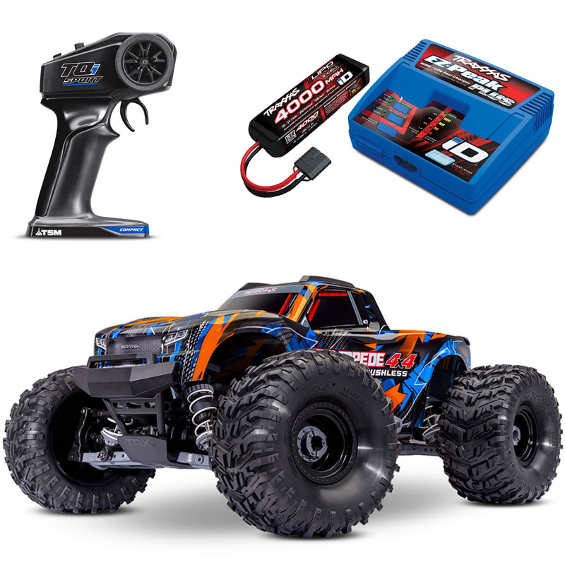 BIG MONSTER  4WD  エンジン付き RC参考価格147840円 NEW Traxxas Stampede 4X4 Brushless RTR Monster Truck w/TSM & TQi