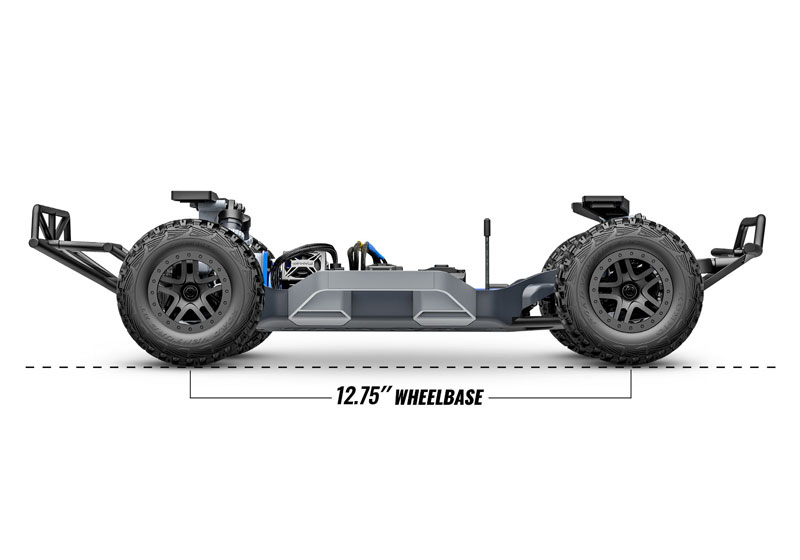 Traxxas Slash 4X4 Brushless RTR Short Course Truck w/TSM & TQi Sport with 3S LiPo Combo