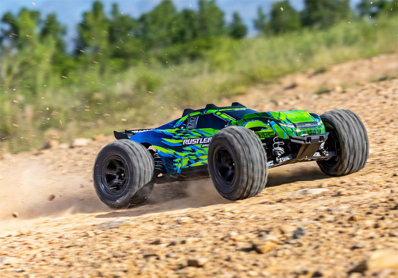 Traxxas Rustler 4X4 Brushless RTR Stadium Truck w/TSM & TQi Sport