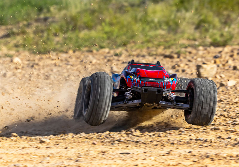 Traxxas Rustler 4X4 Brushless RTR Stadium Truck w/TSM & TQi Sport with 3S LiPo Combo