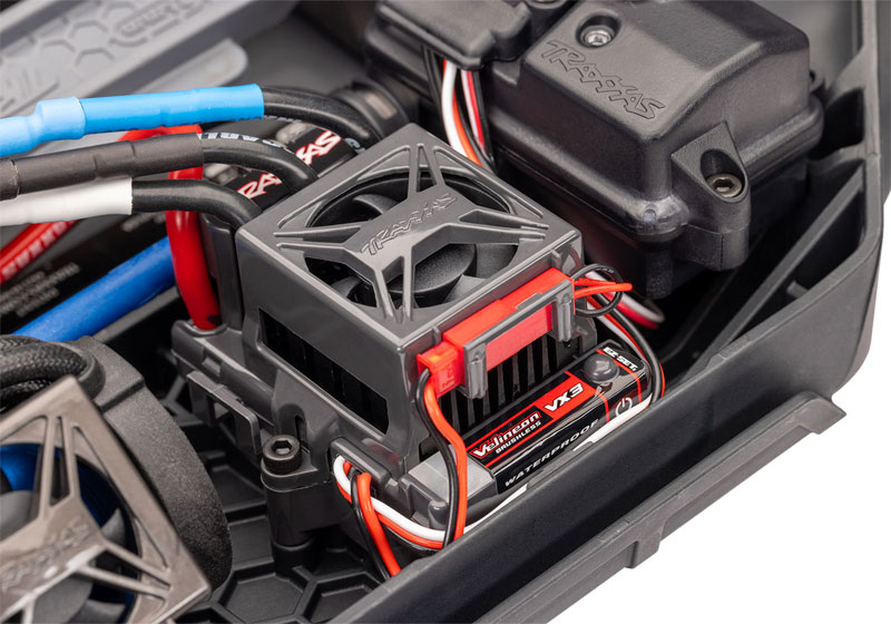 Traxxas Rustler 4X4 Brushless RTR Stadium Truck w/TSM & TQi Sport with 3S LiPo Combo