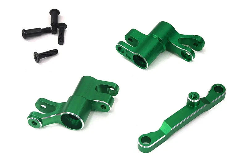 Integy Alloy Green Steering Bell Crank Set: Mini Maxx