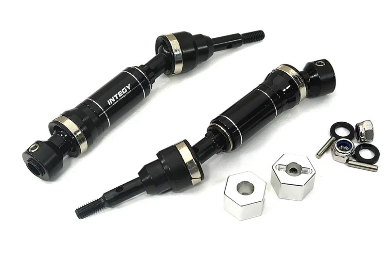 Integy Billet Machined Black Universal Drive Shafts: Mini Maxx
