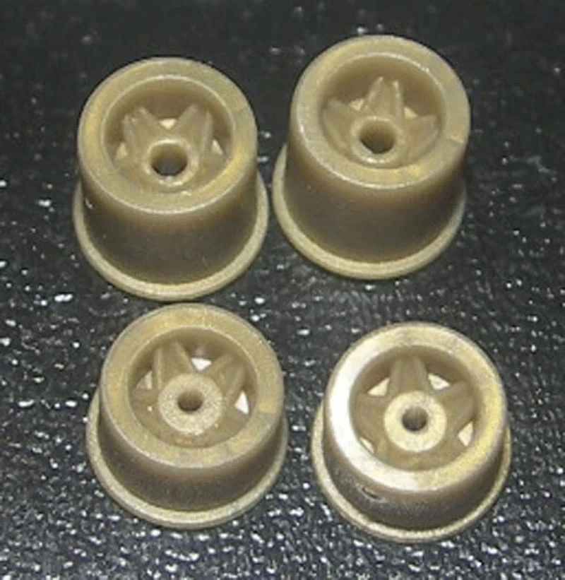 Bulldog HO Racing Gold Wheel Set
