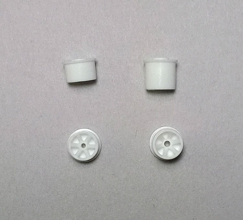 Bulldog HO Racing F1 White Wheel Set