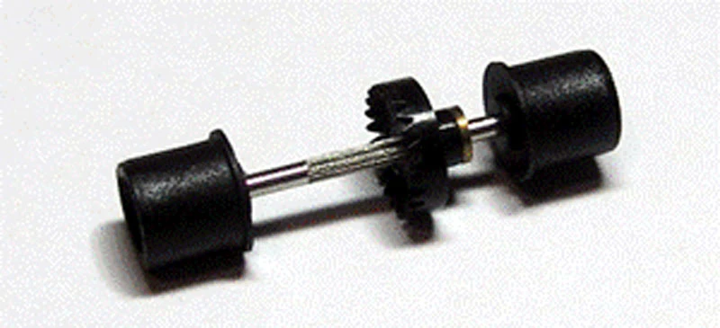 Bulldog HO Racing F1 Rear Axle with Black Hubs