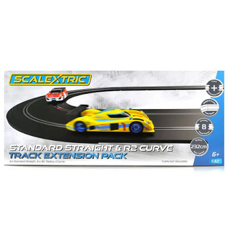 Scalextric Standard Straight and R2 Curve Track Extension Pack