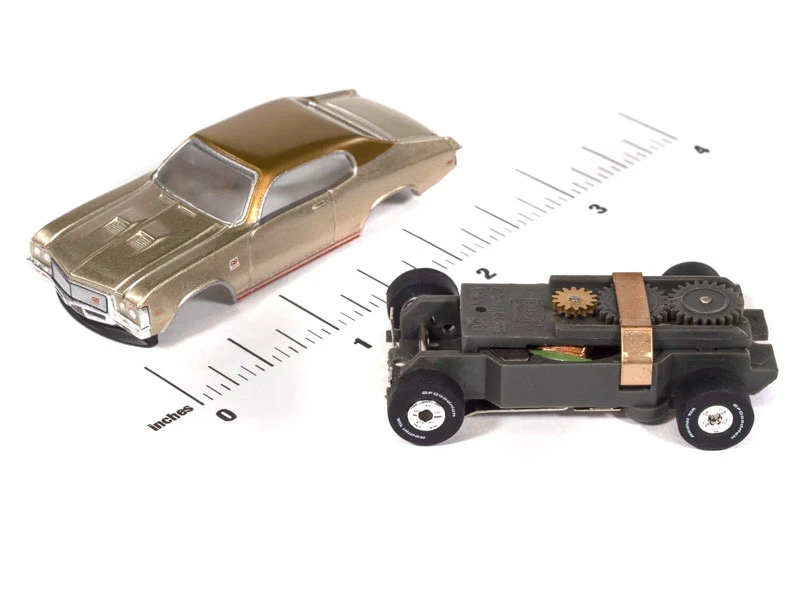 Auto World 1972 Buick GS (Tan Metallic) Thunderjet HO Slot Car