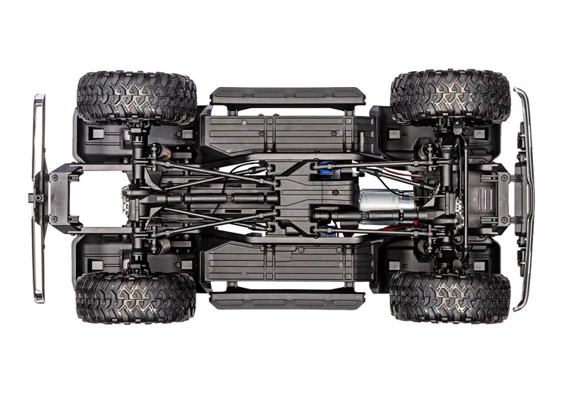 Traxxas TRX-4 1972 Chevrolet K5 Blazer 4WD RTR Rock Crawler Trail Truck with Clipless Body w/3S LiPo COMBO
