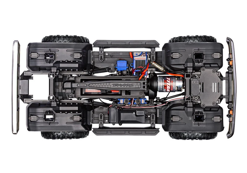 Traxxas TRX-4 1972 Chevrolet K5 Blazer 4WD RTR Rock Crawler Trail Truck with Clipless Body w/3S LiPo COMBO