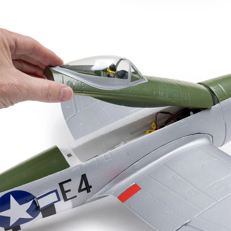 E-Flite Micro P-47 Thunderbolt 625mm BNF Basic with AS3X+ and SAFE Select