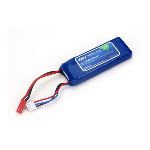 E-Flite 800mAh 2S 7.4V 30C LiPo Battery for Blade CX2/CX3