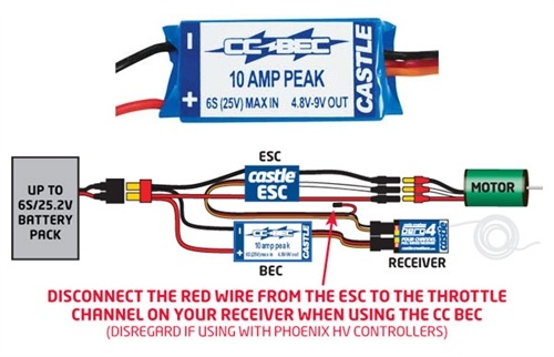 Castle Creations BEC Battery Eliminator Circuit