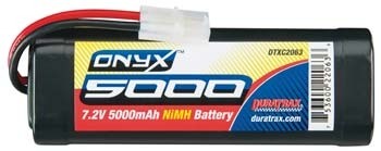 Duratrax Onyx 7.2V 5000mAh NiMH Battery Pack w/Tamiya Plug