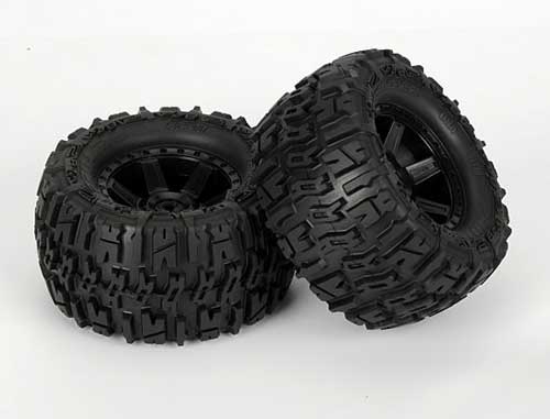 Pro-Line Trencher Rear Tires & Wheels for Traxxas