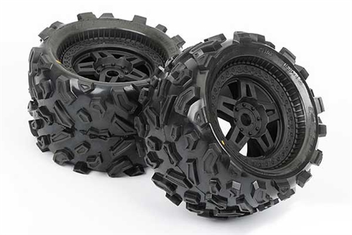 Pro-Line Big Joe 3.8" 40-Series Tires & Tech 5 Wheels (Black)