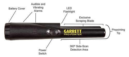 Garrett Professional Pro-Pointer Metal Detector w/Holster