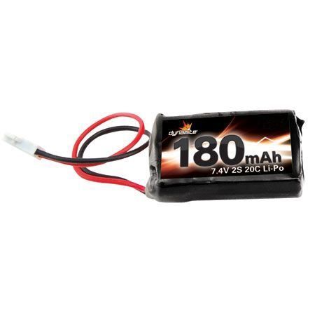 Dynamite 7.4V 180mAh 20C LiPo Battery: Losi Micros