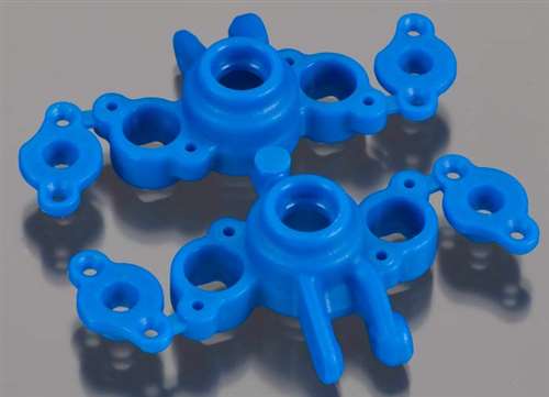 RPM Blue Axle Carriers for 1/16 E-Revo, Slash, Summit