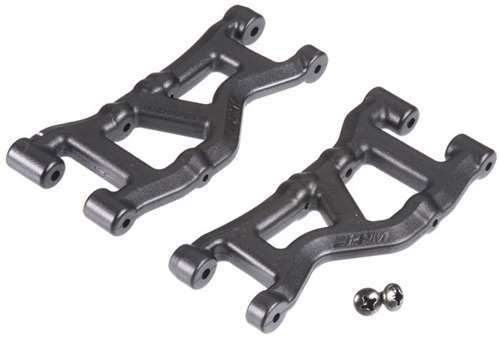 RPM Black Front A-Arms for Associated B44, B44.1, B44.2, B44.3