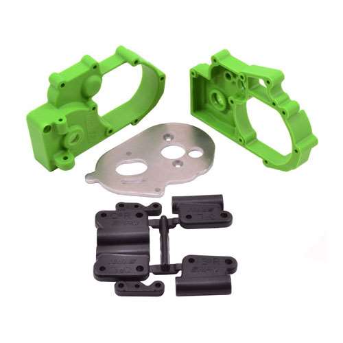 RPM Green Gearbox & Rear Mounts for Traxxas Slash 2WD, Stampede 2WD, Rustler, Bandit