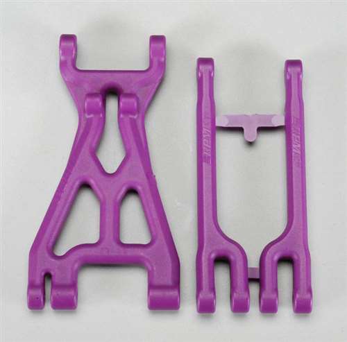 RPM Purple Right Front or Left Rear Suspension A-Arms for HPI Savage X, XL, Flux