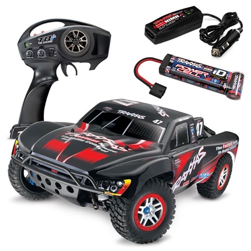 ラジコン自動車 Traxxas SLASH 4X4 Traxxas Slash 4x4 1/16 4WD RTR Short Course Truck w/USB-C Charger