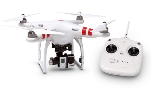 ホビーラジコン DJI  phantom 2 DJI Phantom 2 V2 H3-3D & GoPro Hero4 Silver Combo