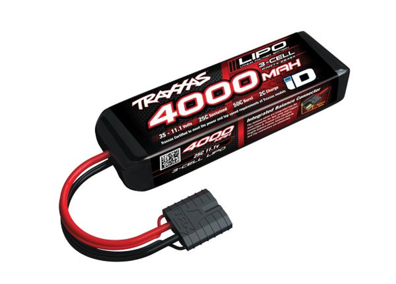 Traxxas 4000mAh 25C 11.1V 3S 3-Cell LiPo Battery w/iD Connector