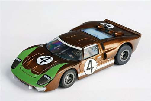AFX GT40 #4 Donohue Collector Series Slot Car w/Clear Windows
