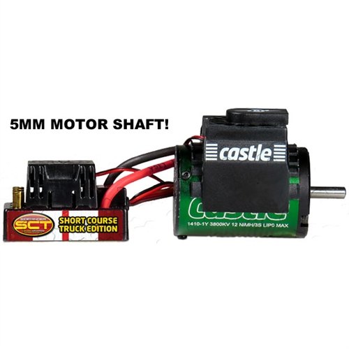 Castle Sidewinder SV3 SCT ESC & 3800kV 5mm Shaft