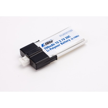 E-Flite 200mAh 1S 3.7V 30C LiPo Battery