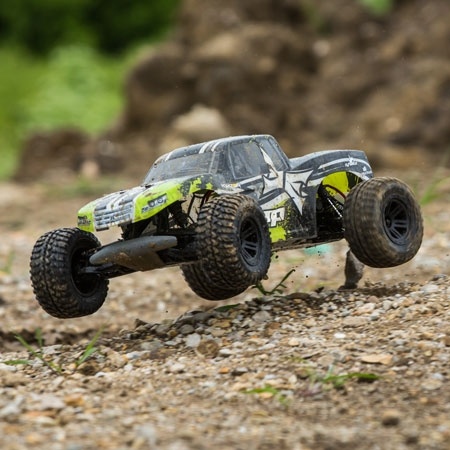 ECX AMP MT 1/10 2WD RTR RC Monster Truck (Black/Green)