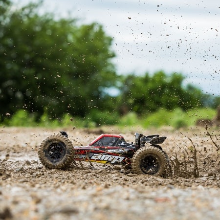 ECX AMP 1/10 2WD RTR RC Desert Buggy (Black/Yellow)