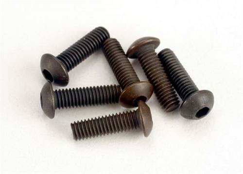 Traxxas 3x10mm Buttonhead Hex Machine Screws (6)