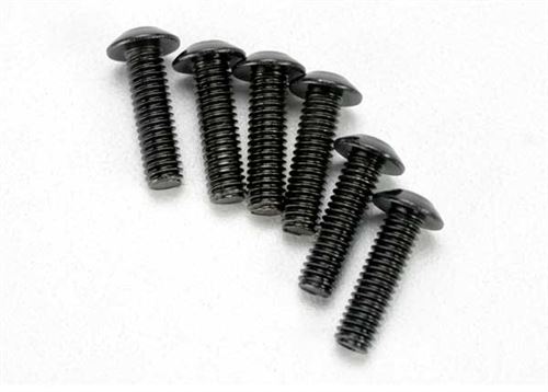 Traxxas 4x14mm Button-Head Hex Machine Screws (6)