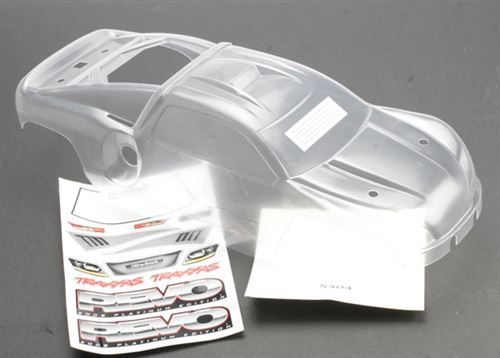 Traxxas Revo 3.3 Platinum Edition Clear Body w/Decals