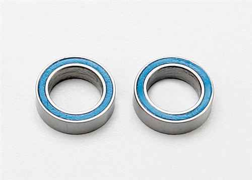 Traxxas Ball bearings, blue rubber sealed (8x12x3.5mm) (2)