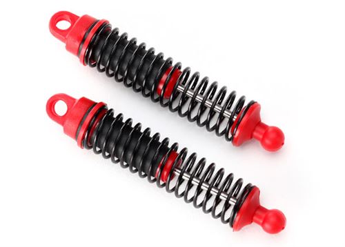 Traxxas Shocks, oil-filled (assembled with springs) (2)