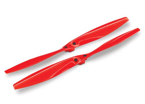 Traxxas Aton Rotor Blade Set (2) (Red) w/Screws