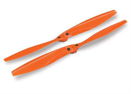 Traxxas Aton Rotor Blade Set (2) (Orange) w/Screws