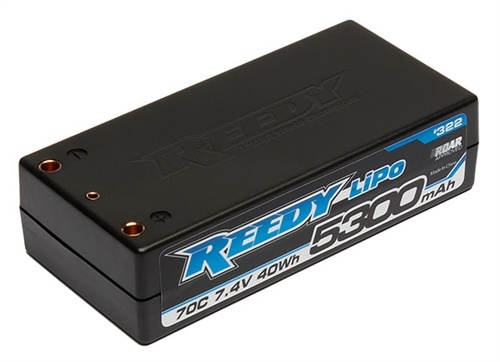 Reedy 5300mAh 70C 7.4V LiPo Shorty Battery