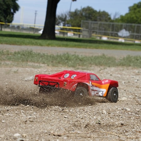 Electrix Torment 1/18th 4WD Electric RTR RC Short Course Truck RED/ORANGE