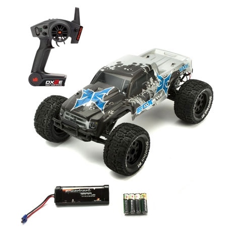 Electrix Ruckus 1/10 2WD RTR RC Monster Truck (Charcoal/Silver)