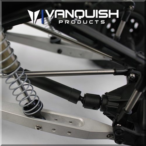 Vanquish Axial Yeti Aluminum Trailing Arms Clear Anodized