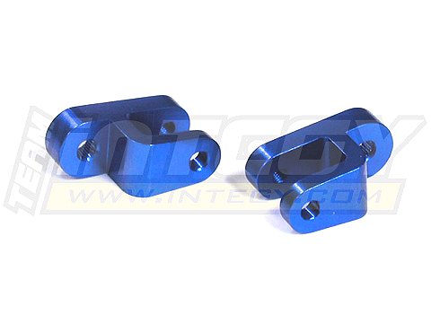 Integy Aluminum Left/Right Steering Servo Arms (Blue): Revo 2.5 & 3.3