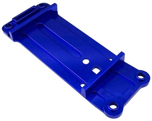 Hot Racing Blue Aluminum Front Tie Bar Pin Mount for Traxxas X-Maxx 6S & 8S