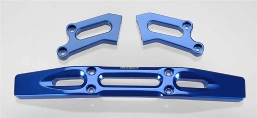 Integy Heavy-Duty Aluminum Front Bumper (Blue): T-Maxx 2.5 & 3.3, E-Maxx